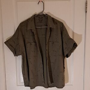 Eddie Bauer Women's Easy Fit Shirt - Olive Green.